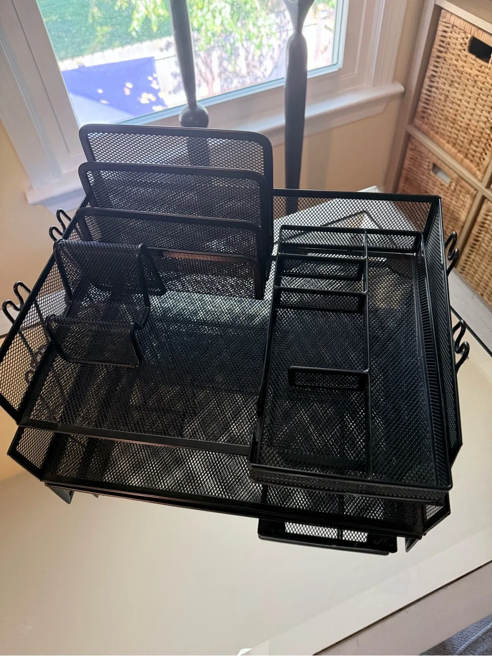 Source Unknown Black Mesh Desk Organizer Collection